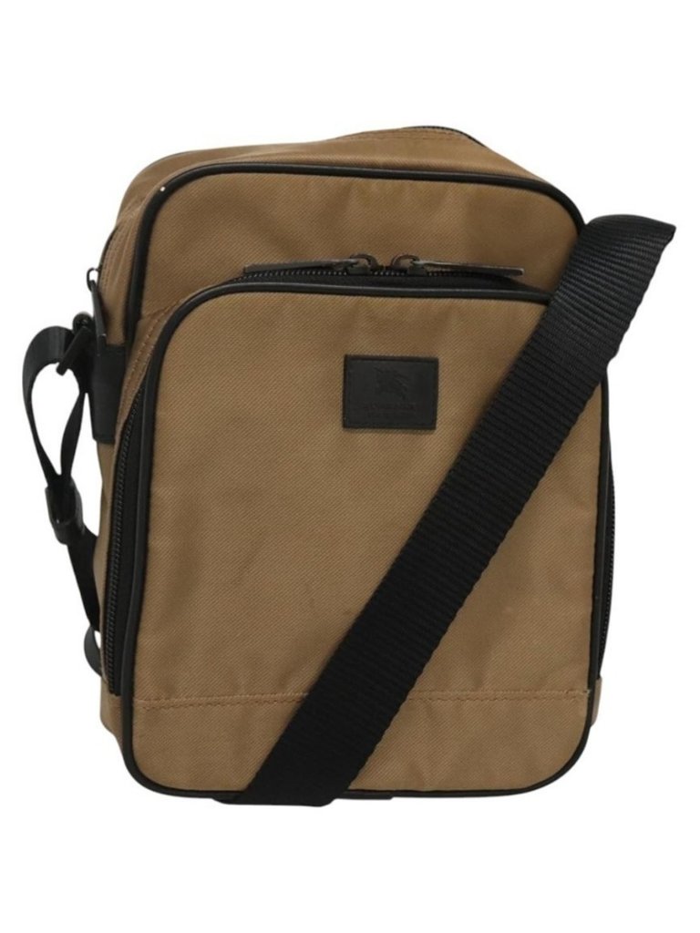 Authentic Burberry Black Label Shoulder Bag Nylon Beige
